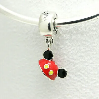 Enamel Disney Mickey Ear Hat Dangle Charm