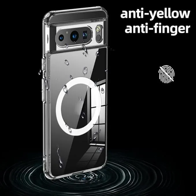 Entronix Google Pixel 9 Pro XL [Magnetic-Compatible] Crystal Clear Case - Sturdy