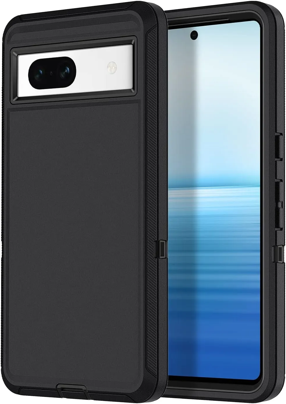 Entronix Heavy Duty Case for Google Pixel 7a, Triple-Layer & Full Protection,