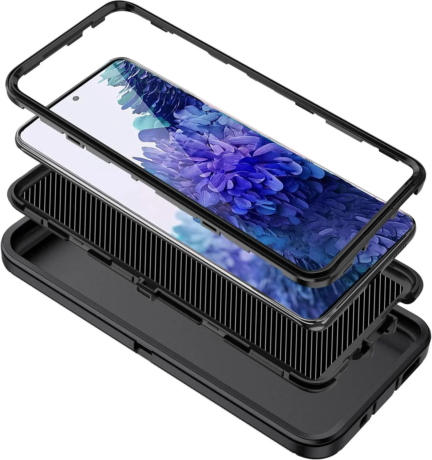 Entronix Heavy Duty Case for Samsung Galaxy Note 8, Triple-Layer & Full Protection,