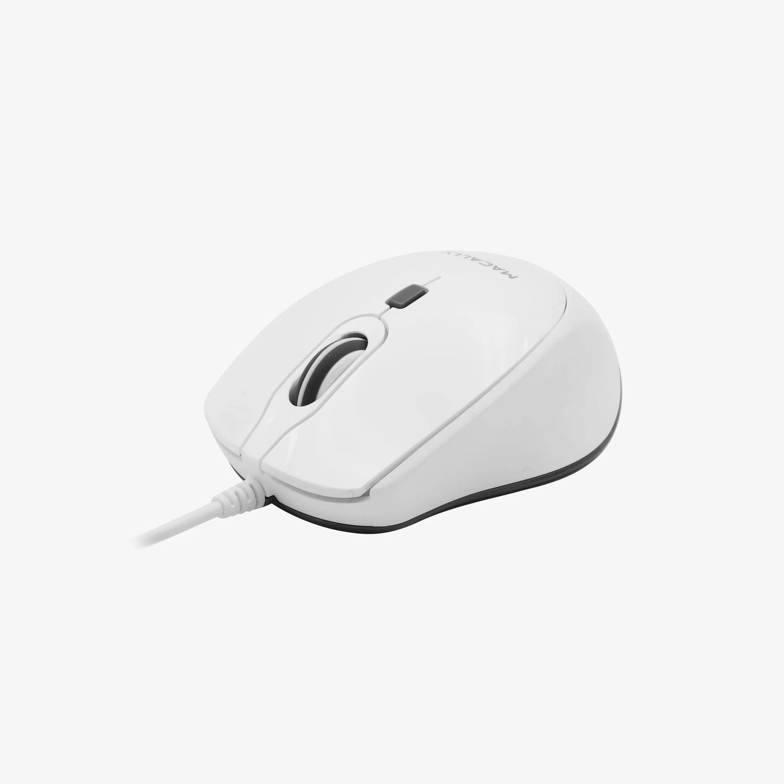 Ergo USB C Mouse For Mac / PC with Silent Click (White)