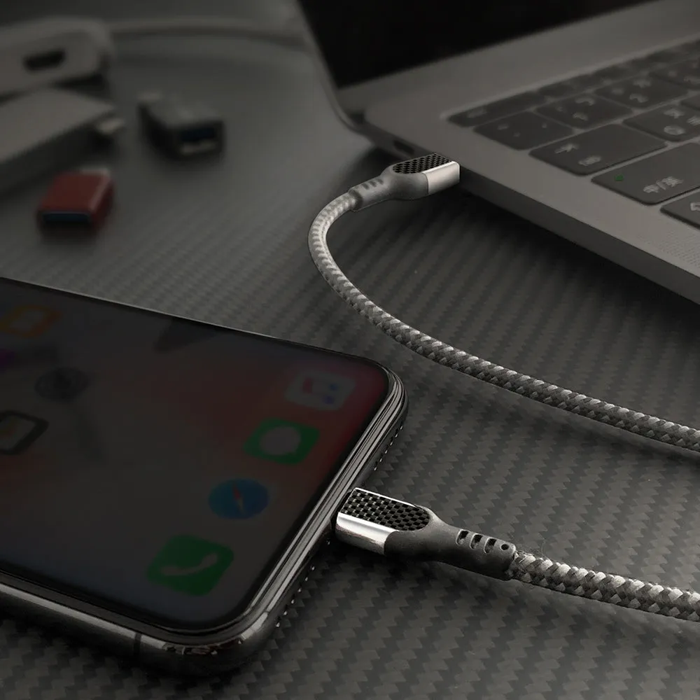 Fast Charge MFi Carbon Fiber USB-C to Lightning