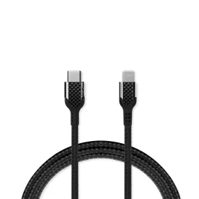 Fast Charge MFi Carbon Fiber USB-C to Lightning