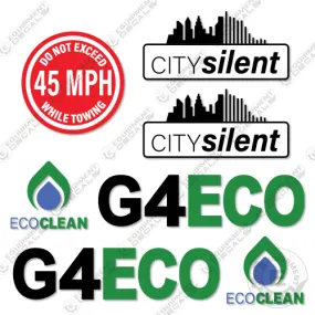 Fits City Silent G4 ECO Decal Kit Light Tower