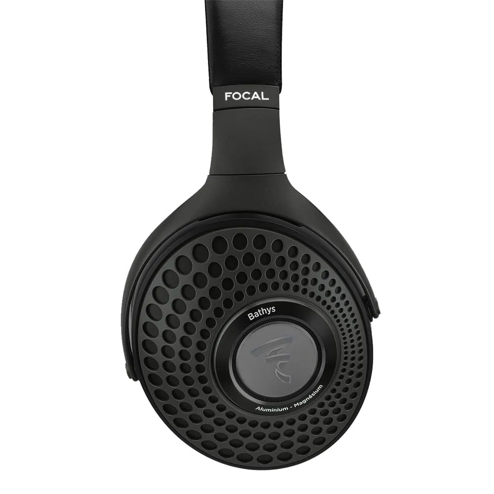 Focal Bathys Over Ear HiFi Bluetooth Wireless Headphones with Active Noise Cancelation (Black Stealth)