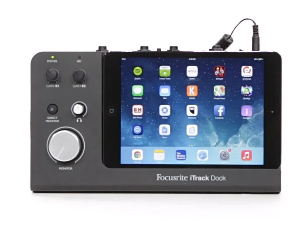 Focusrite Itrack Dock 2 - Channel Ipad Recording Interface With Lightning Connector