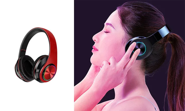 Foldable BT 5.0 Headset Wireless & Wired Headset