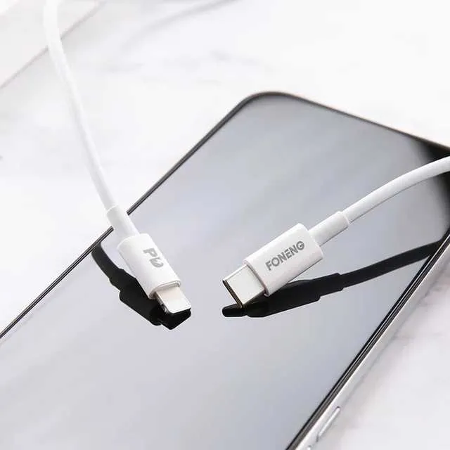 Foneng X31 PD 20W Quick Charge USB-C to Lightning Cable - 1m