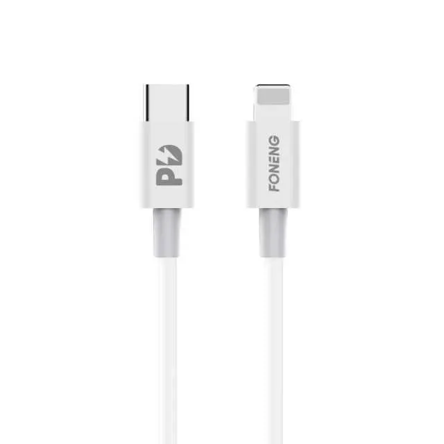 Foneng X31 PD 20W Quick Charge USB-C to Lightning Cable - 1m