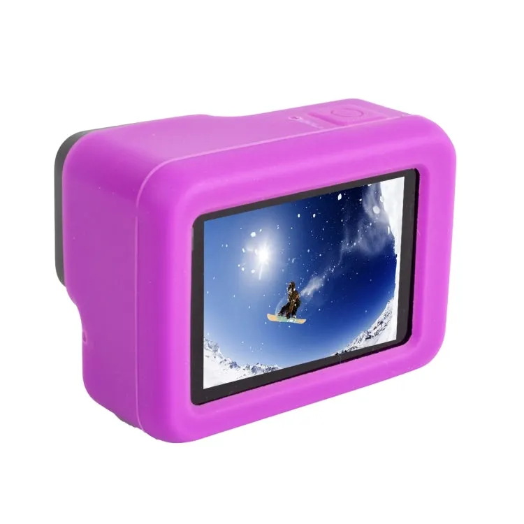 For GoPro HERO5 Silicone Housing Protective Case Cover Shell(Purple)