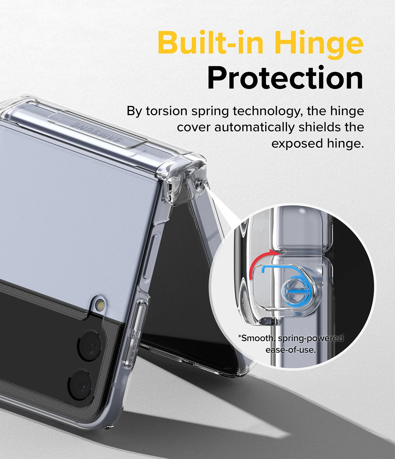 Galaxy Z Flip 4 Case | Slim Ring Hinge