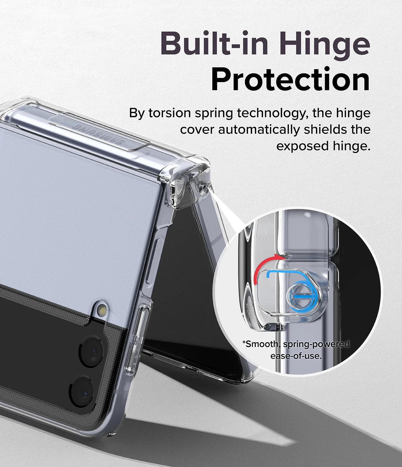 Galaxy Z Flip 4 Case | Slim Ring Hinge