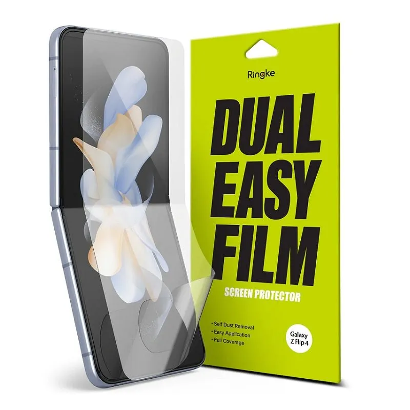 Galaxy Z Flip 4 Dual Easy Film Screen Protector by Ringke