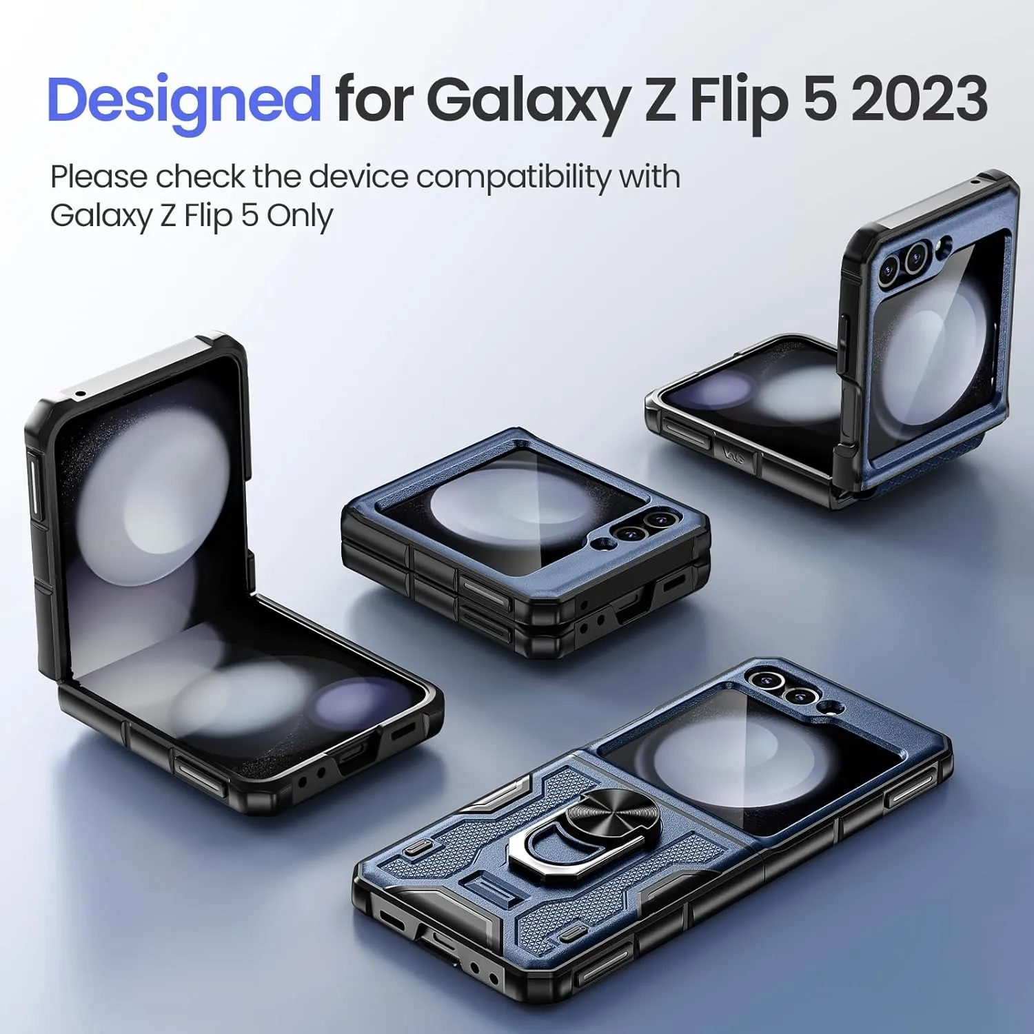 Galaxy Z Flip 5 Samsung Z Flip 5 case Screen Protector Hinge Protection Protective Cover Case