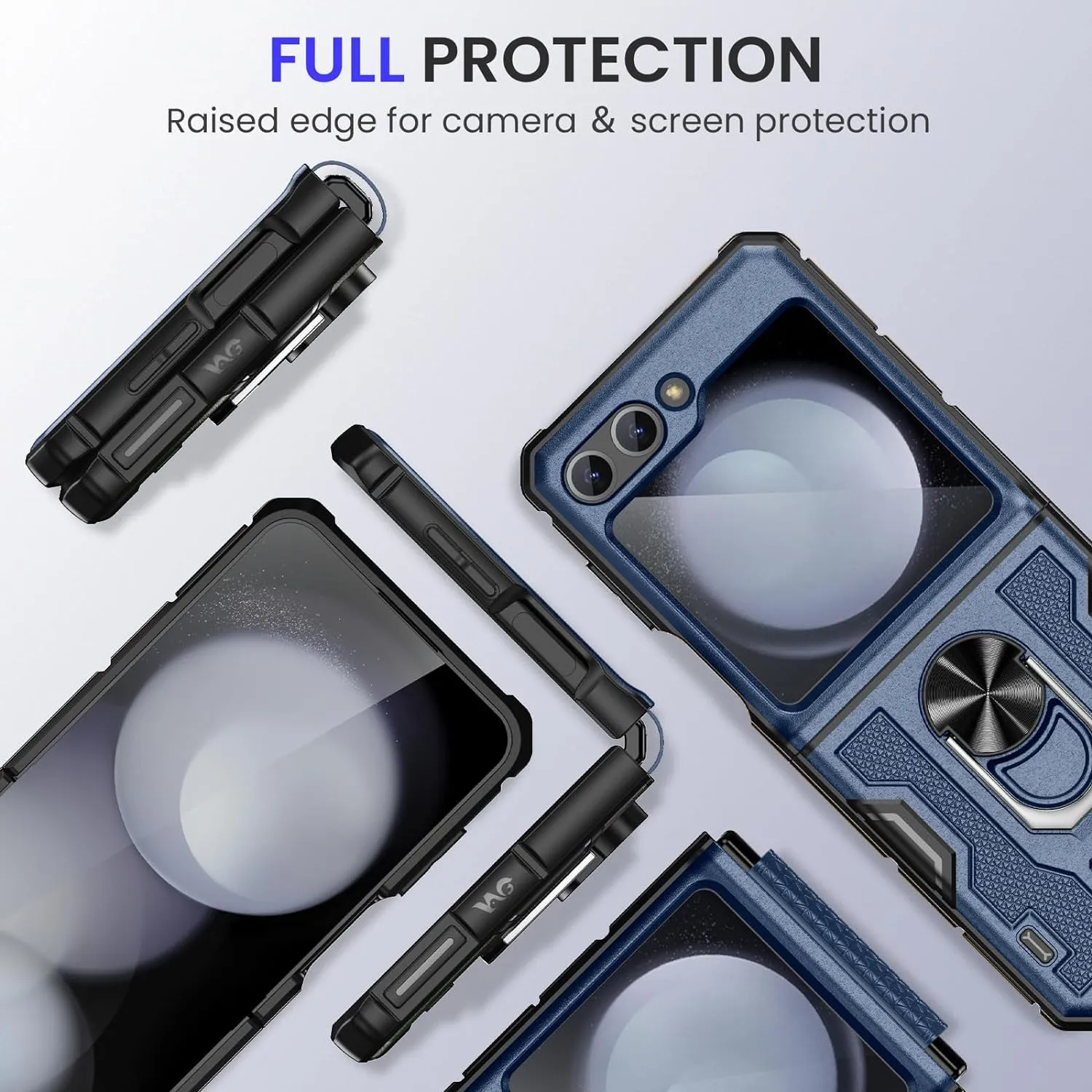 Galaxy Z Flip 5 Samsung Z Flip 5 case Screen Protector Hinge Protection Protective Cover Case