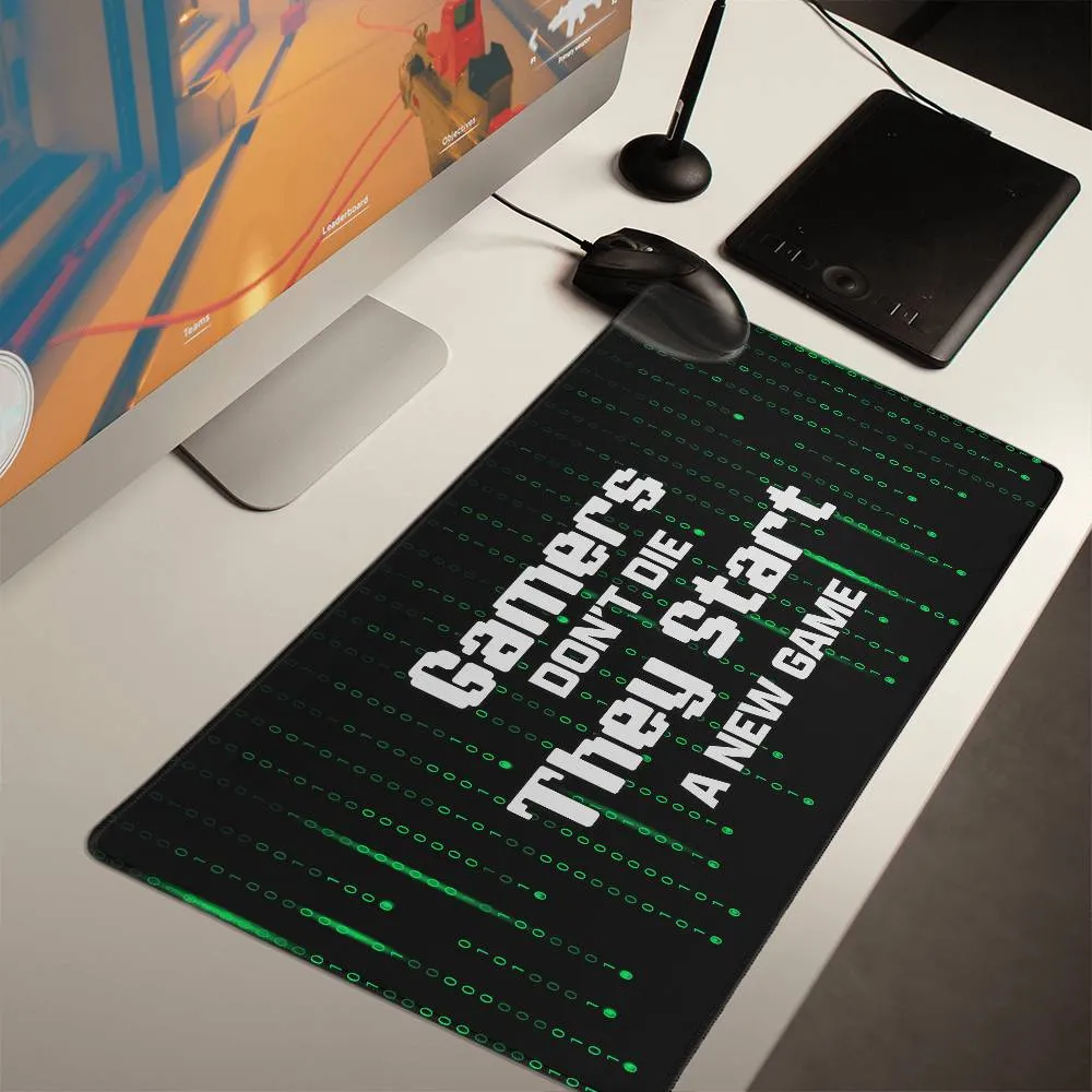 Gamers Dont Die | New Game | Gaming mat