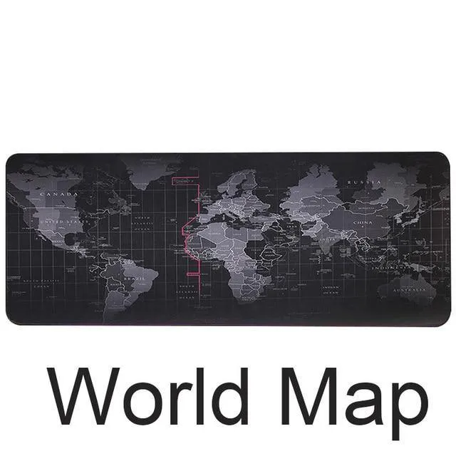 Gaming Mouse Pad Large 900x400 World Map XXL