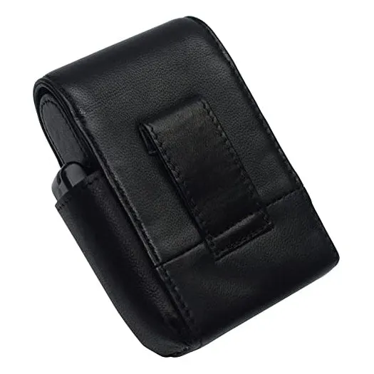 Genuine leather cigarette box anti-scratch protective storage case with lighter holder