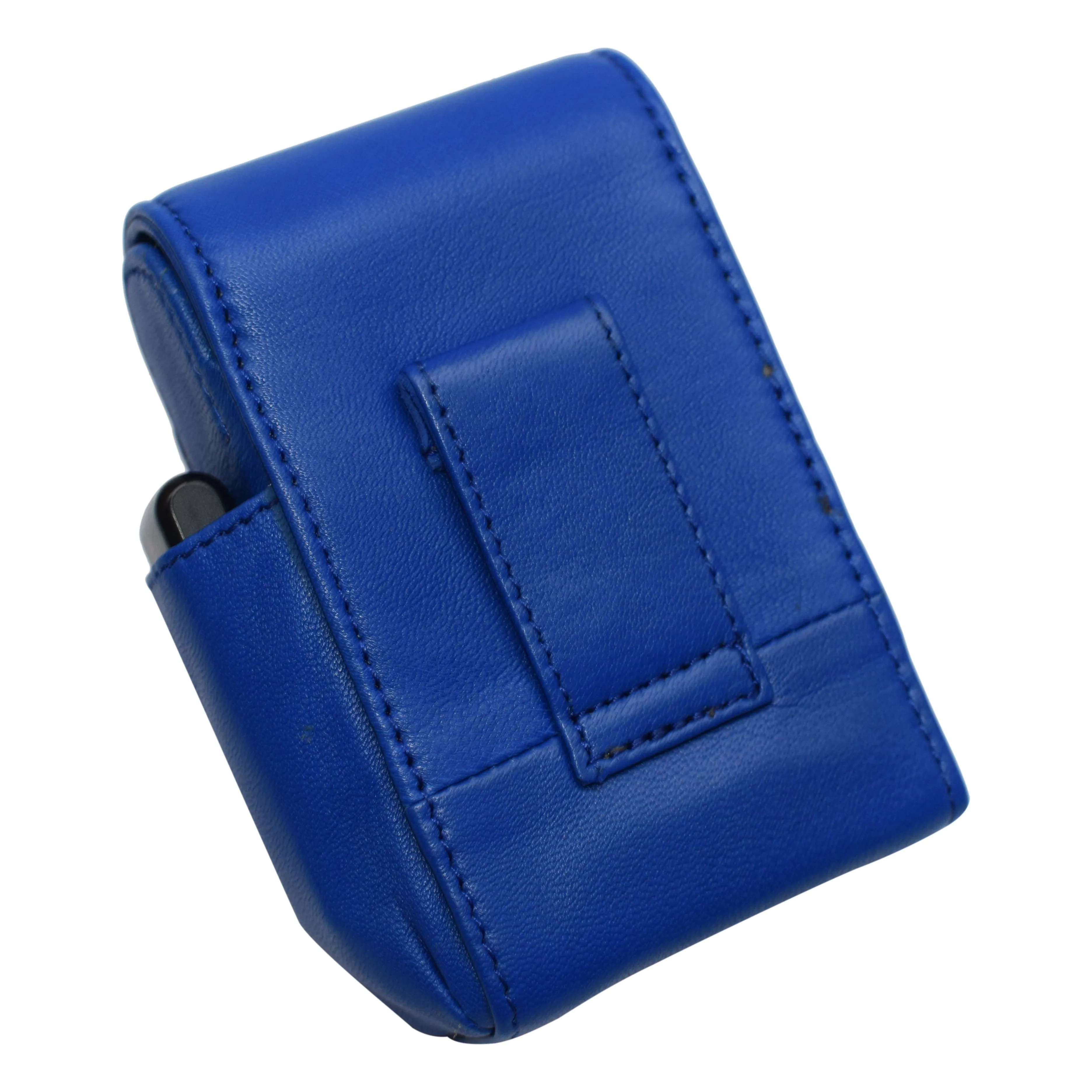 Genuine leather cigarette box anti-scratch protective storage case with lighter holder