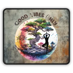 Good Vibes Only Yoga Mouse Pad,Unique Gift For Meditation And Yoga Lover, Cute Yoga Mouse Pad, Mindful Yoga Gift, Yoga lover Mouse Pad, Yoga Instructor Gift, Gift For Yoga lovers, Gift For Yogi.