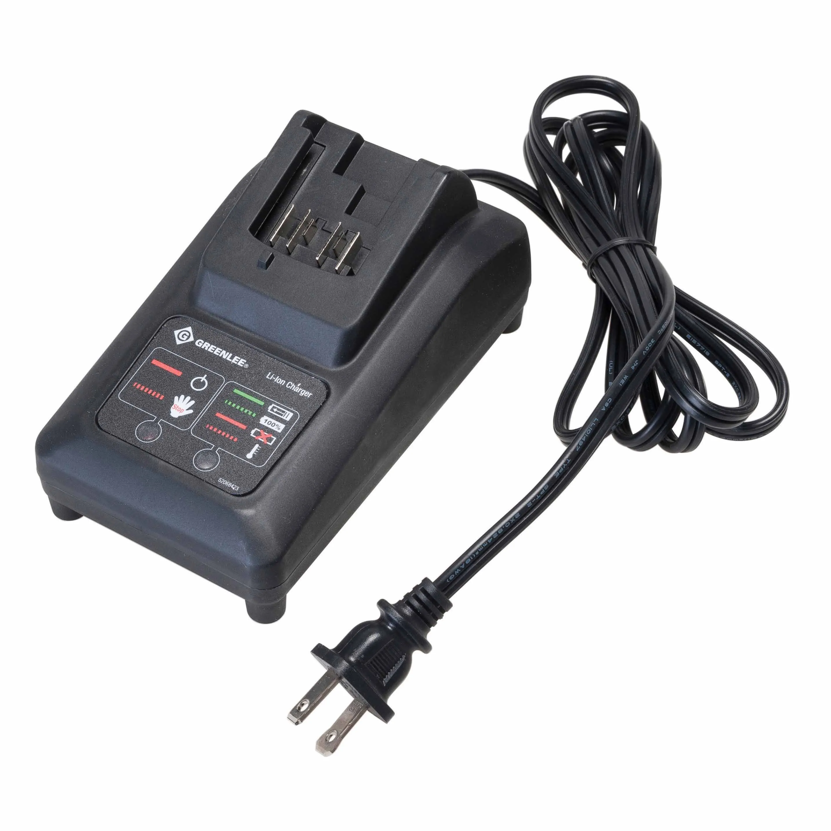 Greenlee MBC110 10.8V Li-Ion Battery Charger, 110V