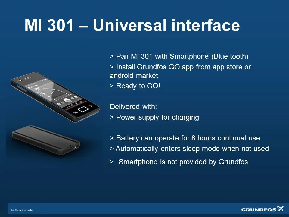 Grundfos Go Communications Interface MI301 IOS/Android