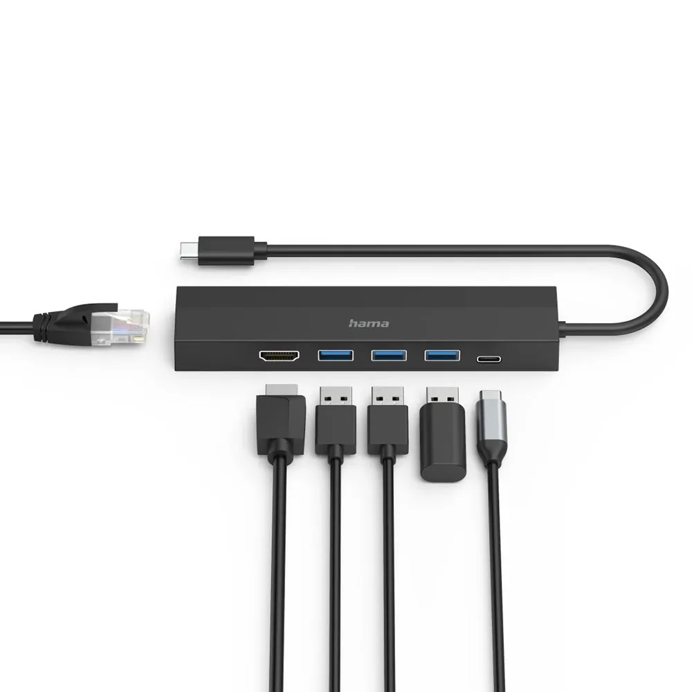 Hama USB-C Multiport Hub - Black | 505484