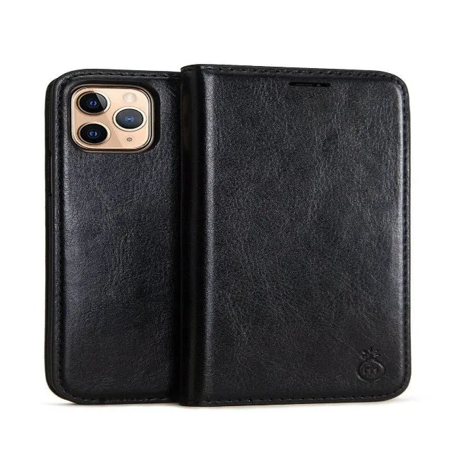 Handmade Genuine Leather Flip Cases Cover For iPhone