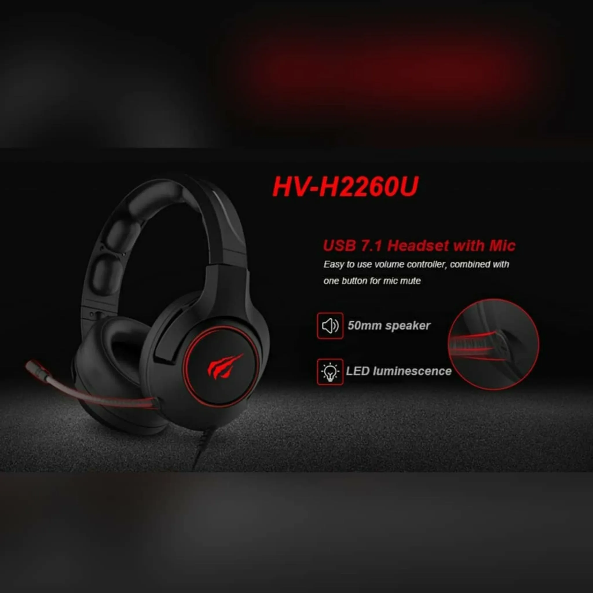 Havit HV-H2260U 7.1 USB Gaming Headset