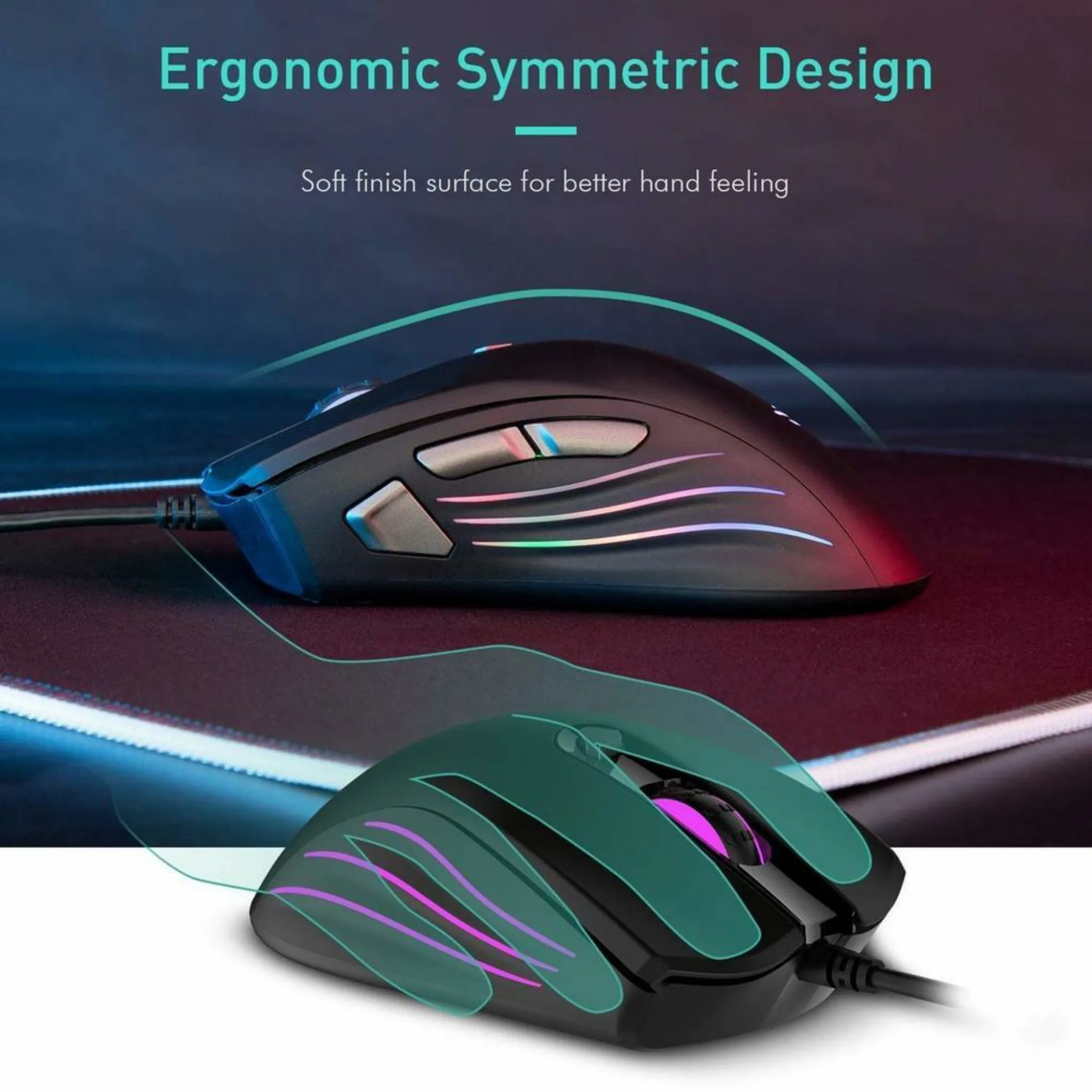 Havit MS1002 RGB Backlit Gaming Mouse