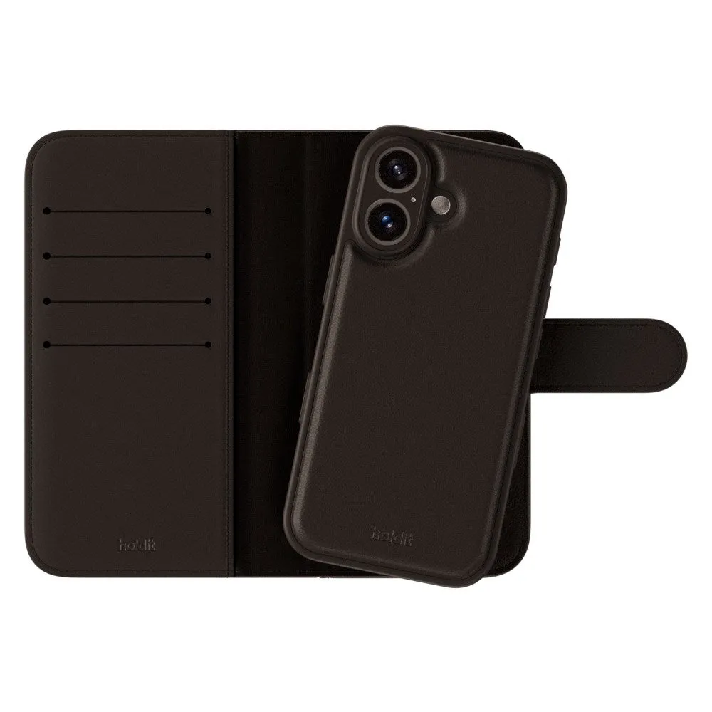 Holdit iPhone 16 Wallet Case Magnet Plus - Black