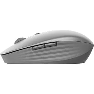 HP 710 Rechargeable Silent Mouse - Wireless - Bluetooth - 2.40 GHz - Rechargeable - Silver - USB Type A - 3000 dpi - Tilt Wheel - 7 Button(s) - 6 Programmable Button(s) - Symmetrical