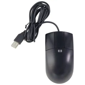 HP Original OEM Wired Optical Mouse for Windows PC & More - Black (M-UY 101)