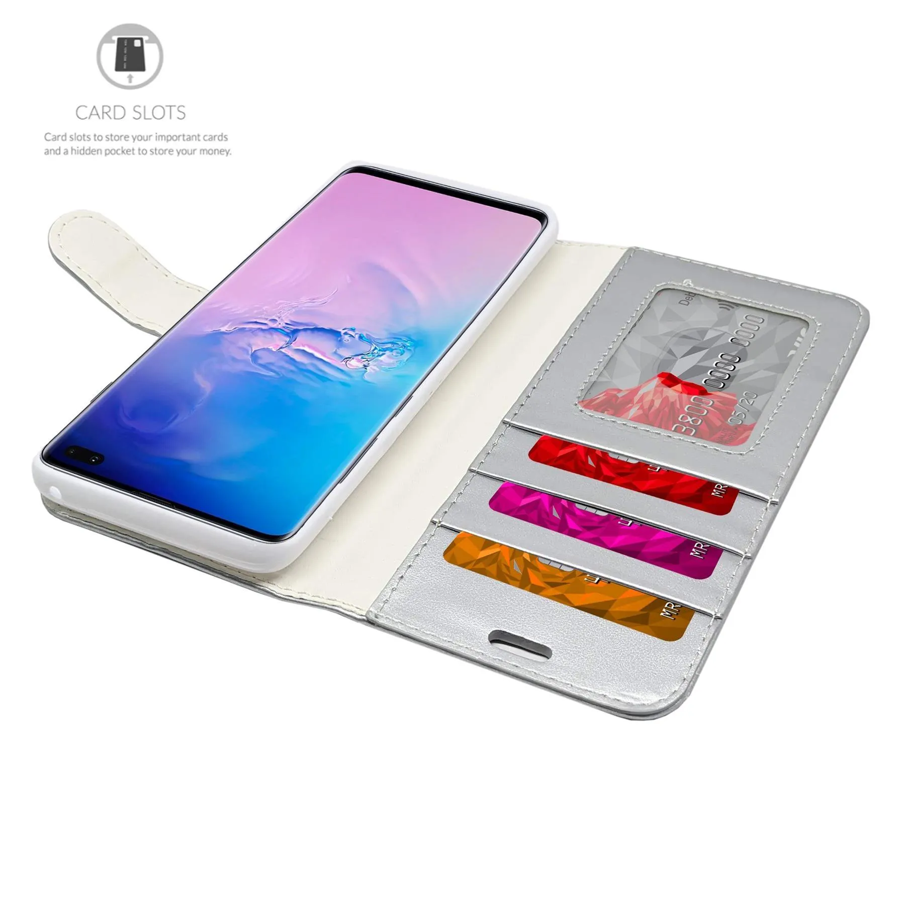 Huawei P Smart Flip Folio Book Wallet Case