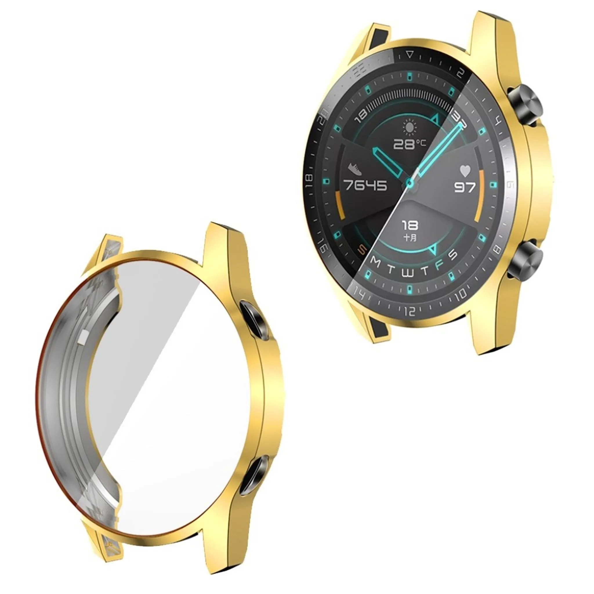 Huawei Watch GT 2 46mm electroplated case - Gold