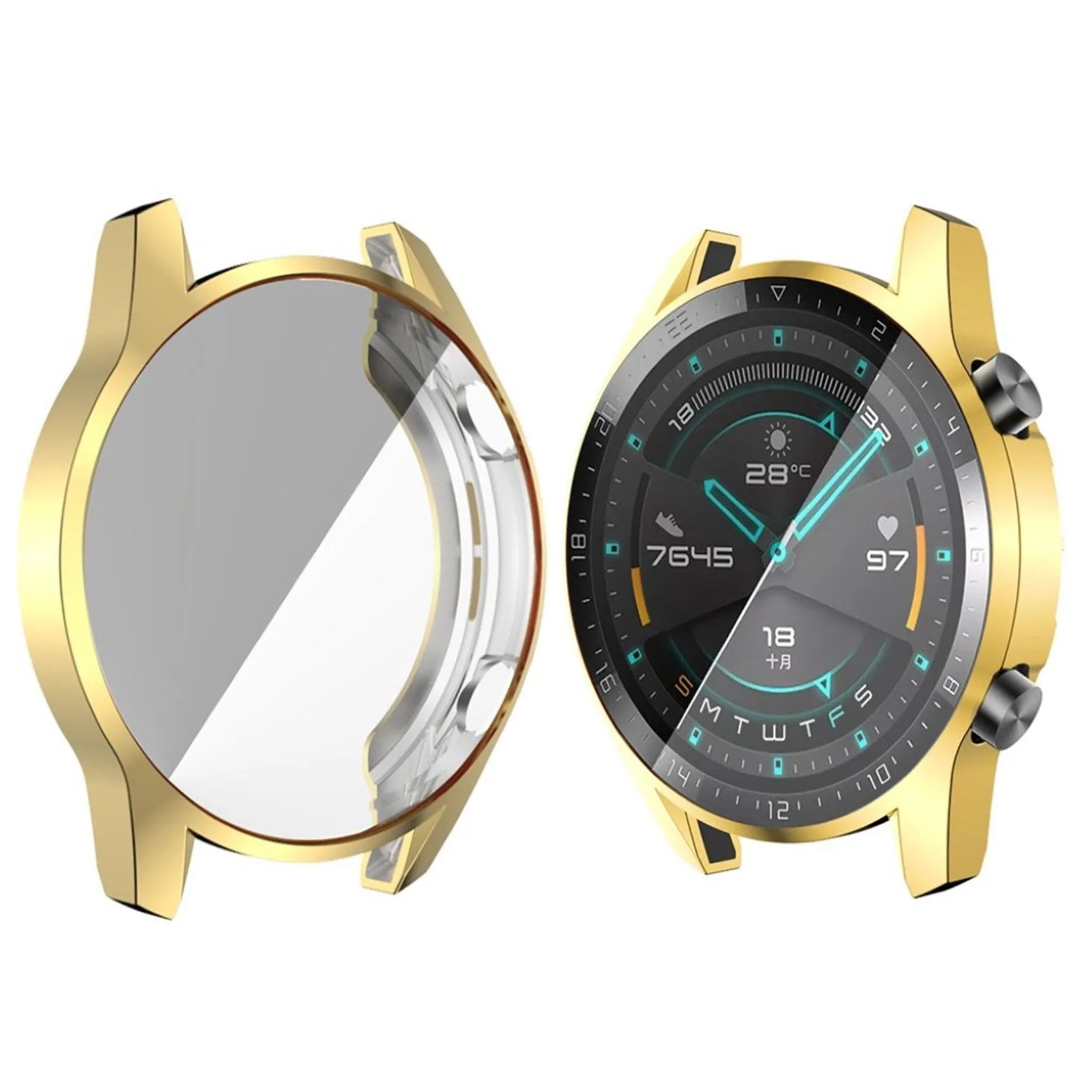 Huawei Watch GT 2 46mm electroplated case - Gold