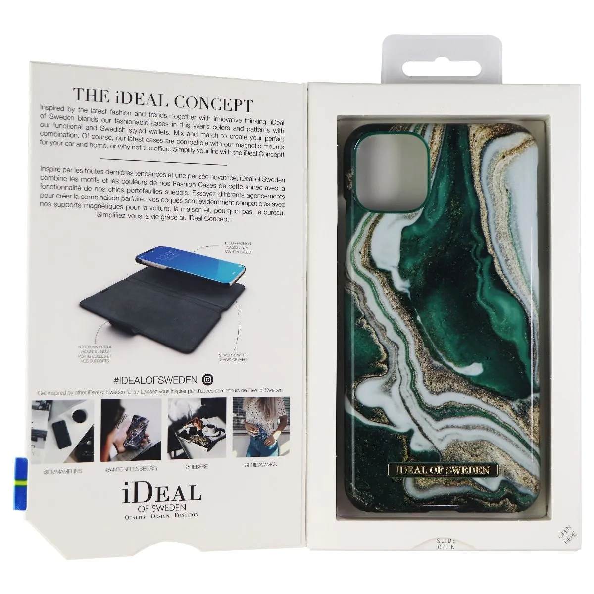 iDeal of Sweden Hard Case for iPhone 11 Pro Max / Xs Max - Golden Jade Marble