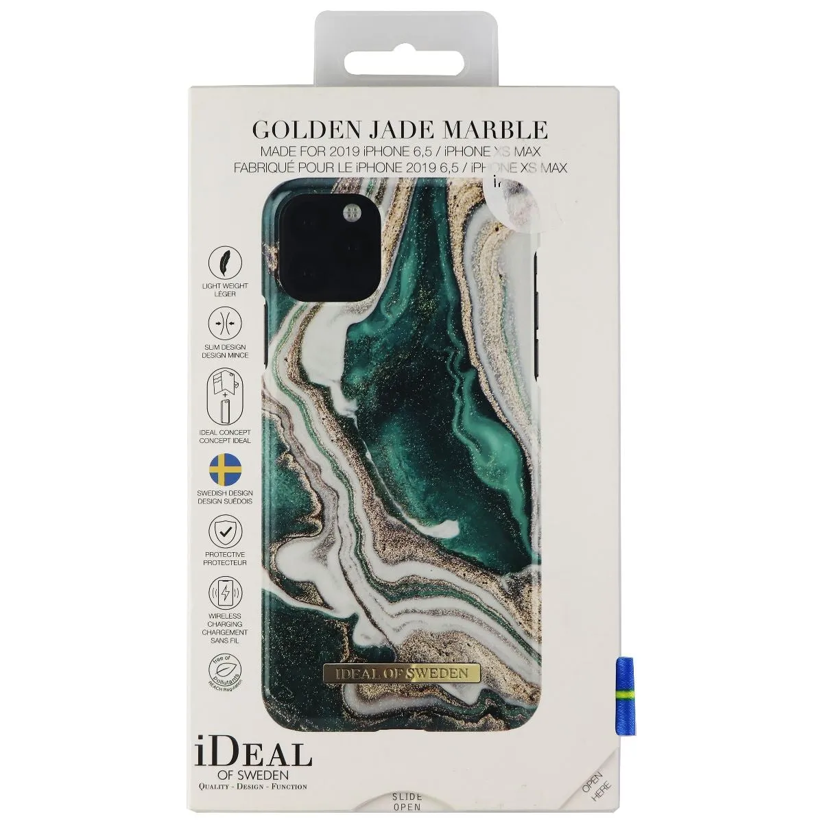 iDeal of Sweden Hard Case for iPhone 11 Pro Max / Xs Max - Golden Jade Marble