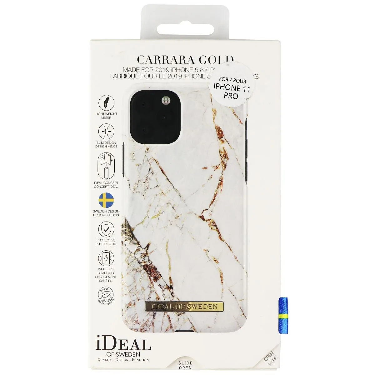 iDeal of Sweden Hardshell Case for Apple iPhone 11 Pro / Xs / X - Carrara Gold