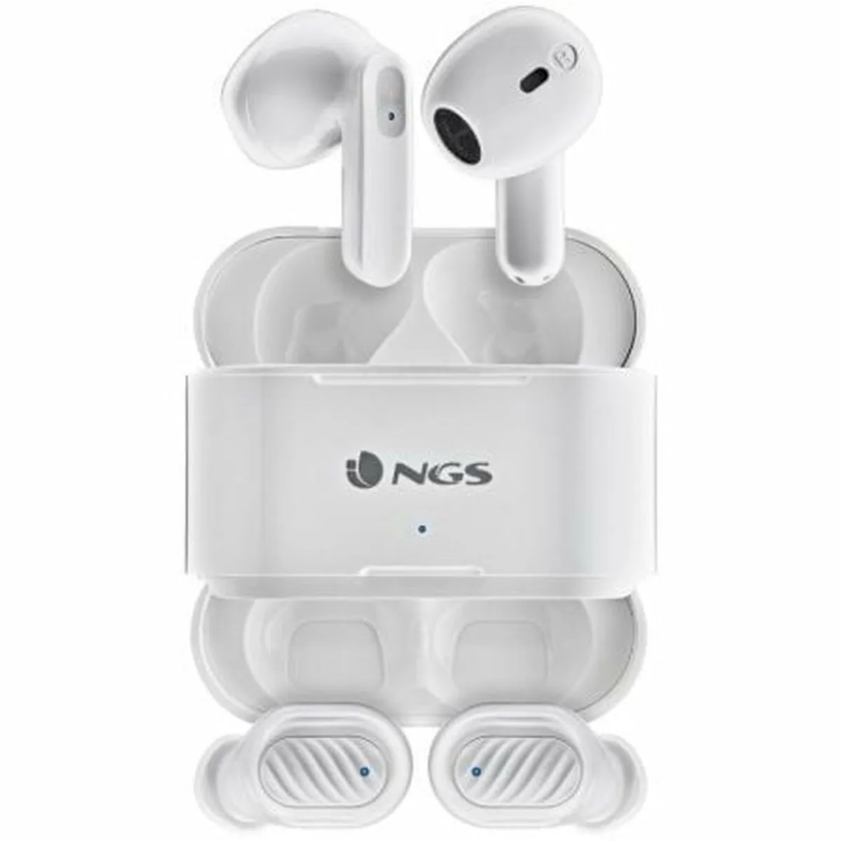 In-ear Bluetooth Headphones NGS ARTICA DUO White