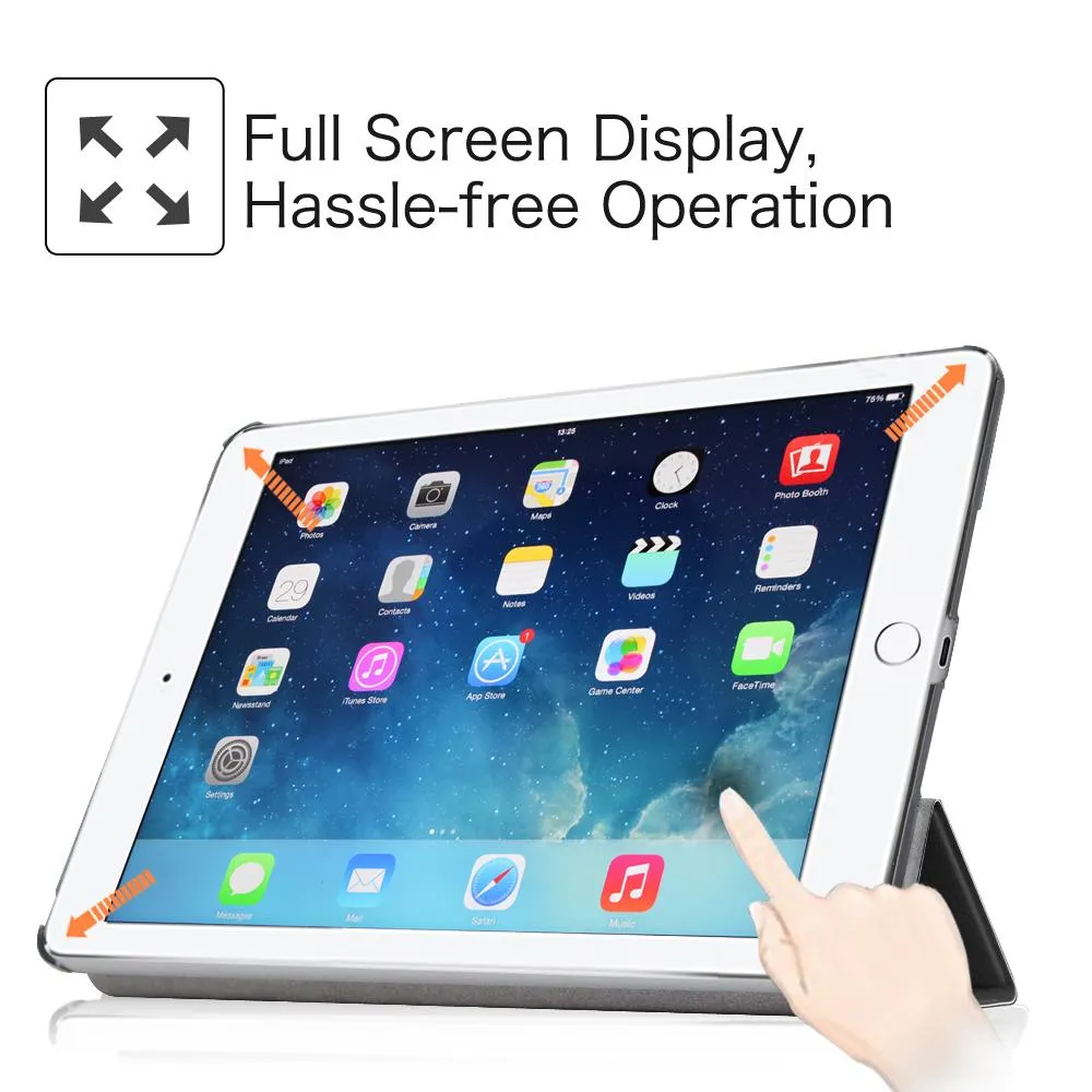 iPad 6th/5th Gen, iPad Air 2/1 SlimShell Case w/o Pencil Holder | Fintie