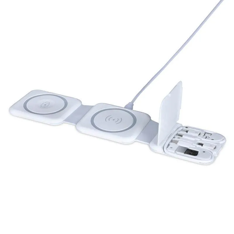 ITWC 1175/ BOLERO - @memorii 2 in 1 Wireless Charger with Multi Cable Set