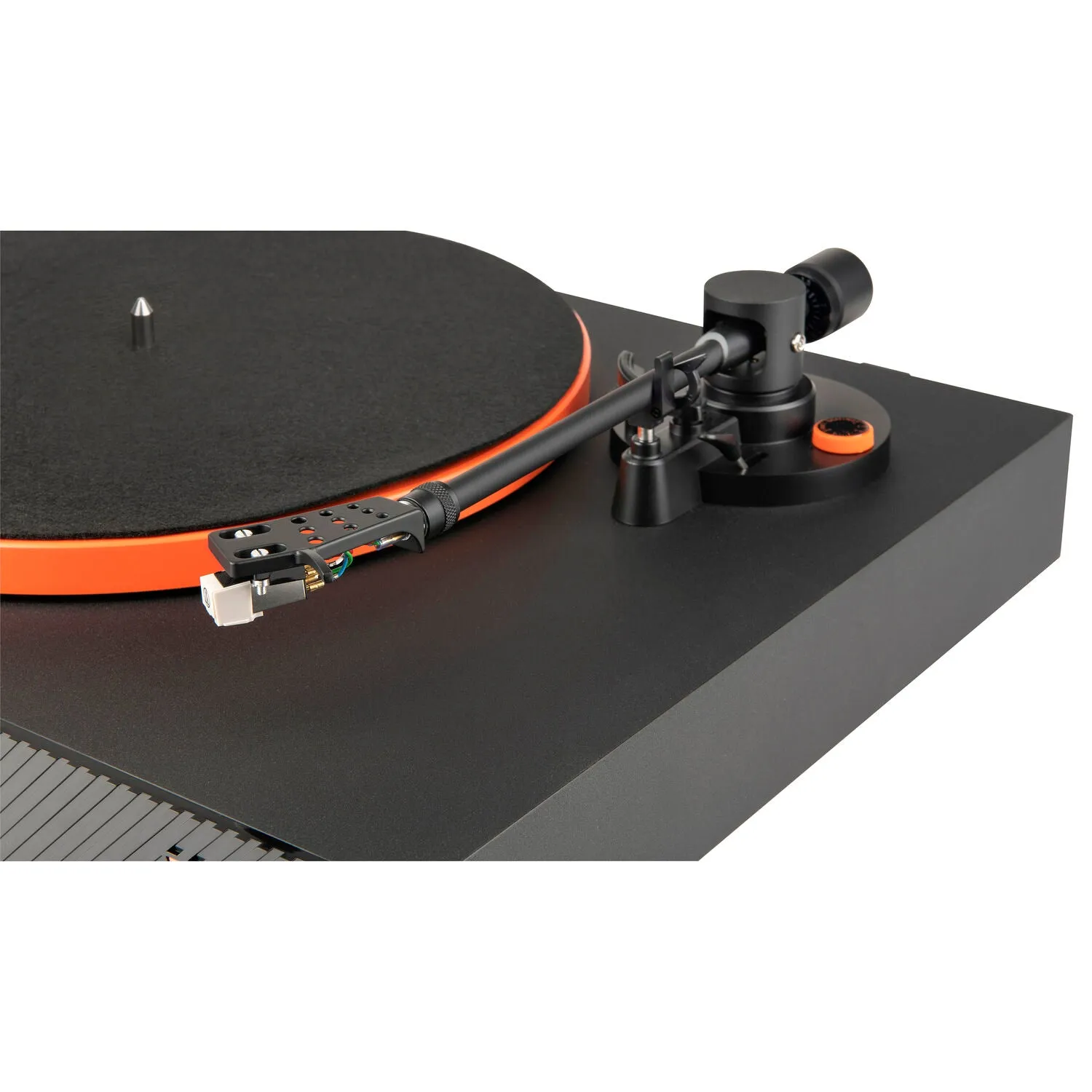 JBL SPINNER BT Manual Two-Speed Turntable with Bluetooth (Black and Orange)