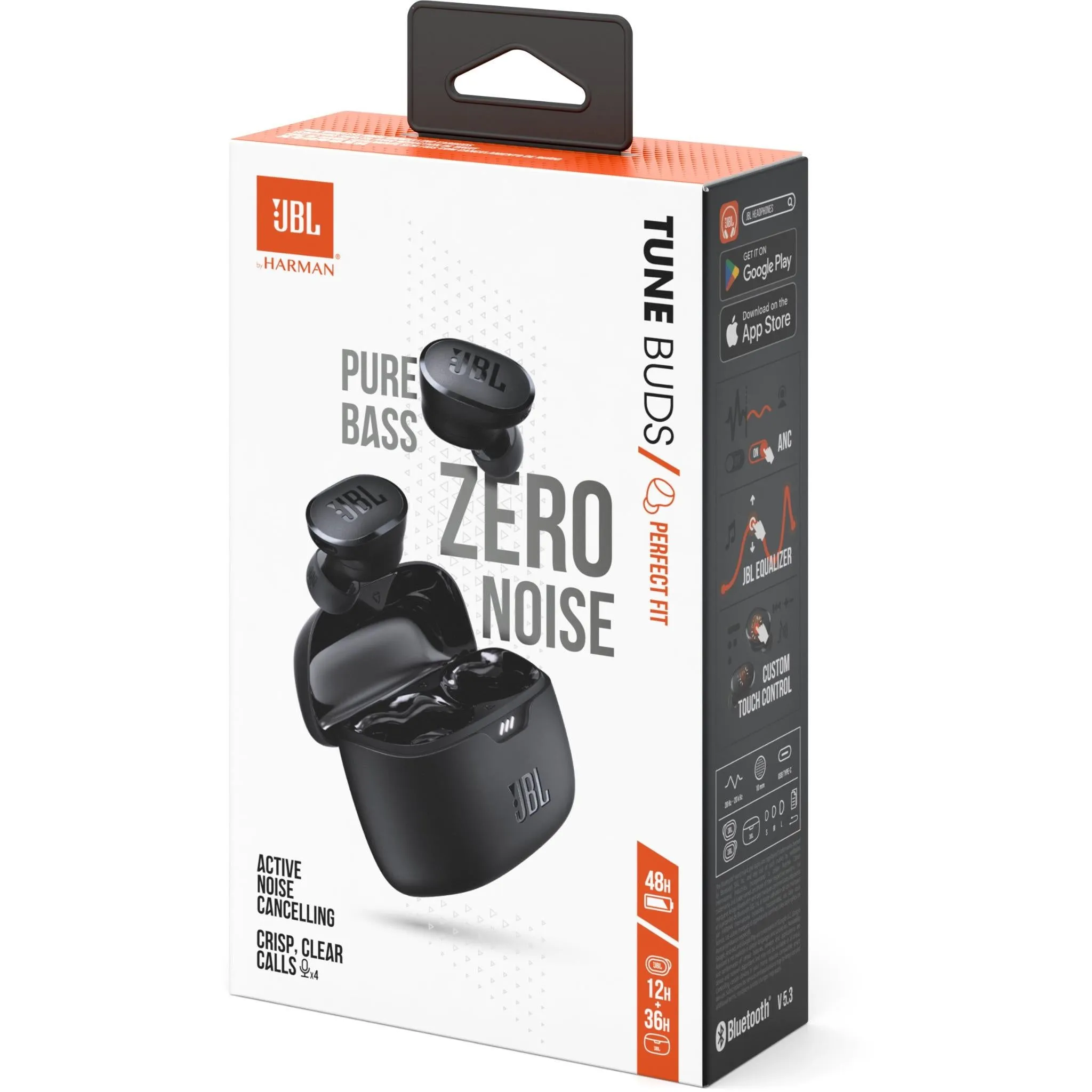 JBL Tune Buds TWS Noise Cancelling In-Ear Headphones (Black)