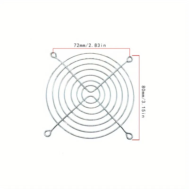 Keep Your Computer Cool with Metal Iron Mesh Protective Cover for Case Fans
