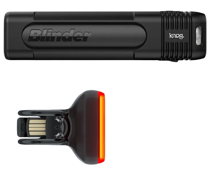 Knog Blinder 900   Blinder Square Bike Light Set