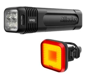 Knog Blinder 900   Blinder Square Bike Light Set