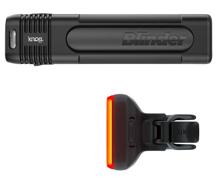 Knog Blinder 900   Blinder Square Bike Light Set