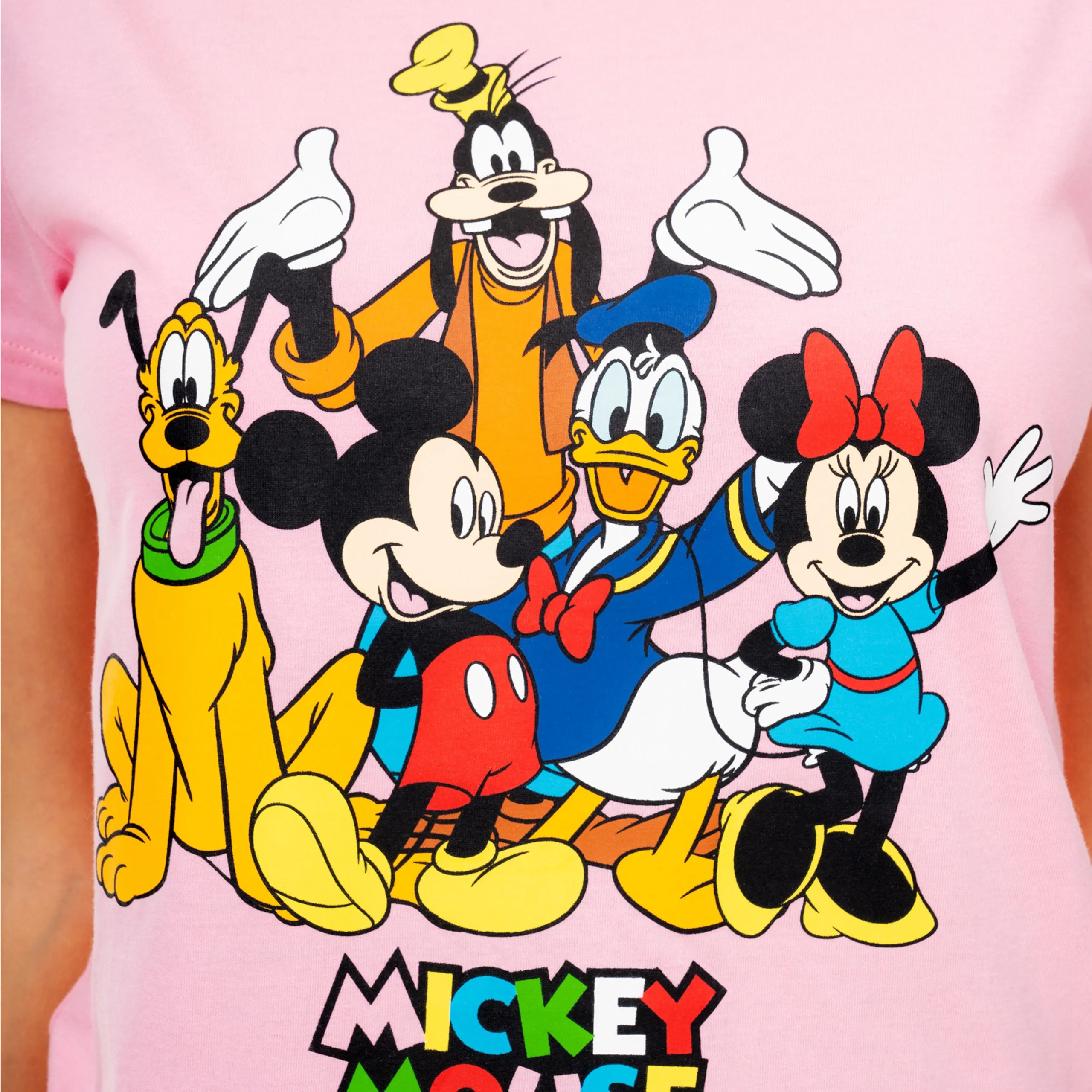 Ladies Mickey Mouse and Friends Short Pyjamas