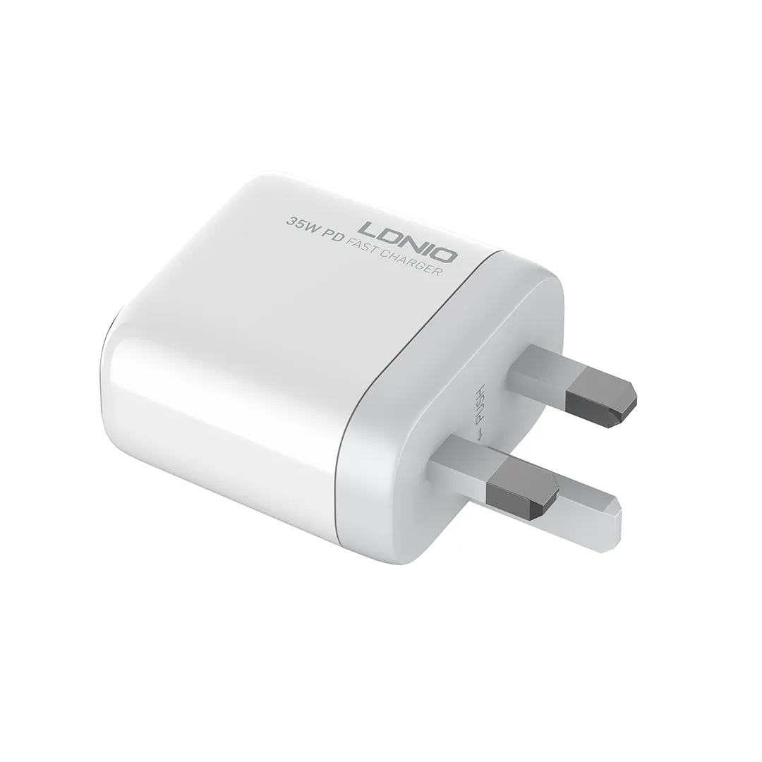 LDNIO 35W Dual USB-C Fast Charger UK